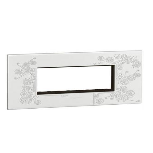 Legrand Arteor Tattoo Finish Cover Plate With Frame, 8 M, 5764 08